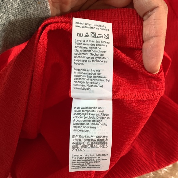 Madewell puffy sleeve red top size XS - Picture 14 of 15